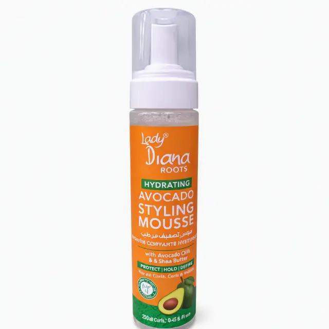 Lady Diana Roots Avacado & Shea Butter Styling Mouse 250Ml